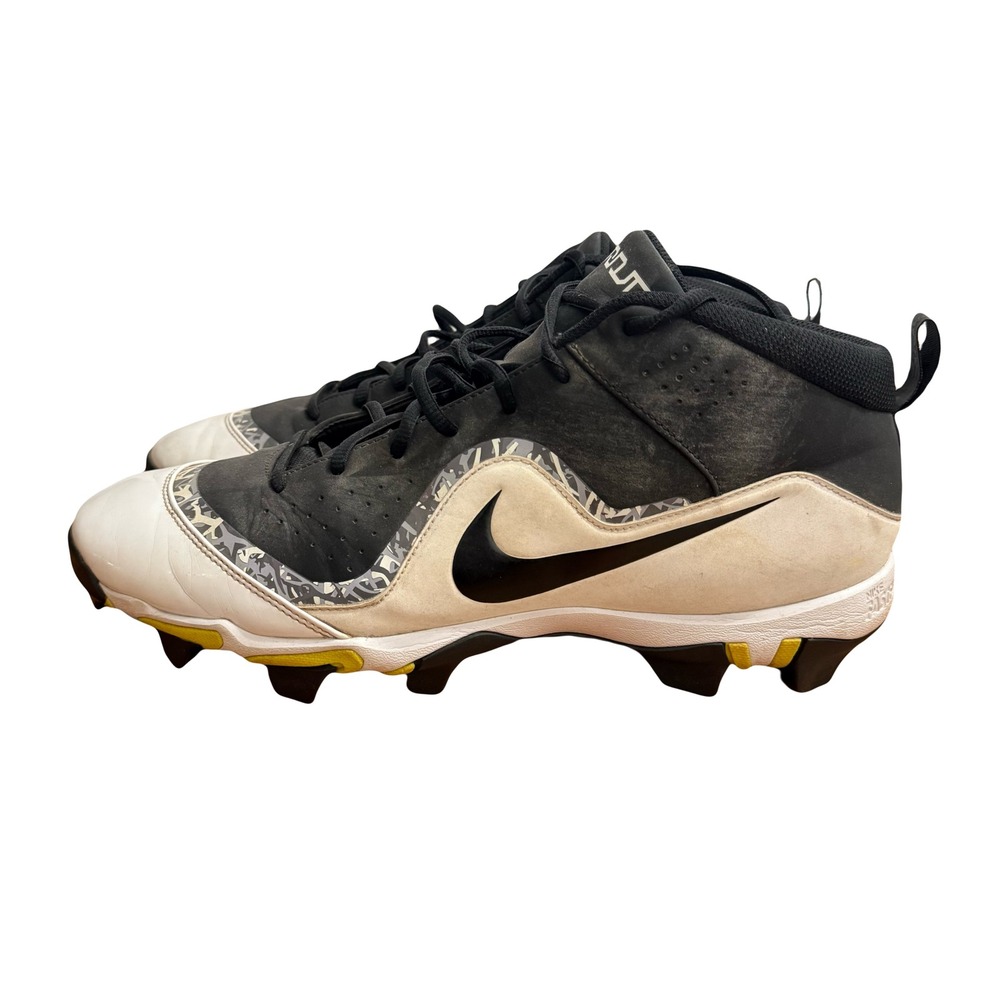 Nike Force Trout 4 Keystone Men's Baseball Cleats Black‎ White Size 13